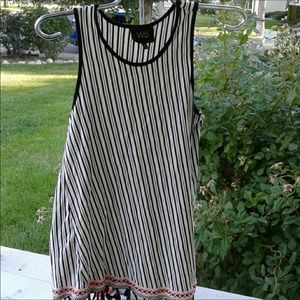 W5 striped tassel women’s tank top